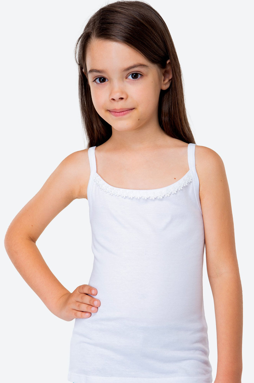 Майка на бретелях для девочки Happy Fox  фото 7