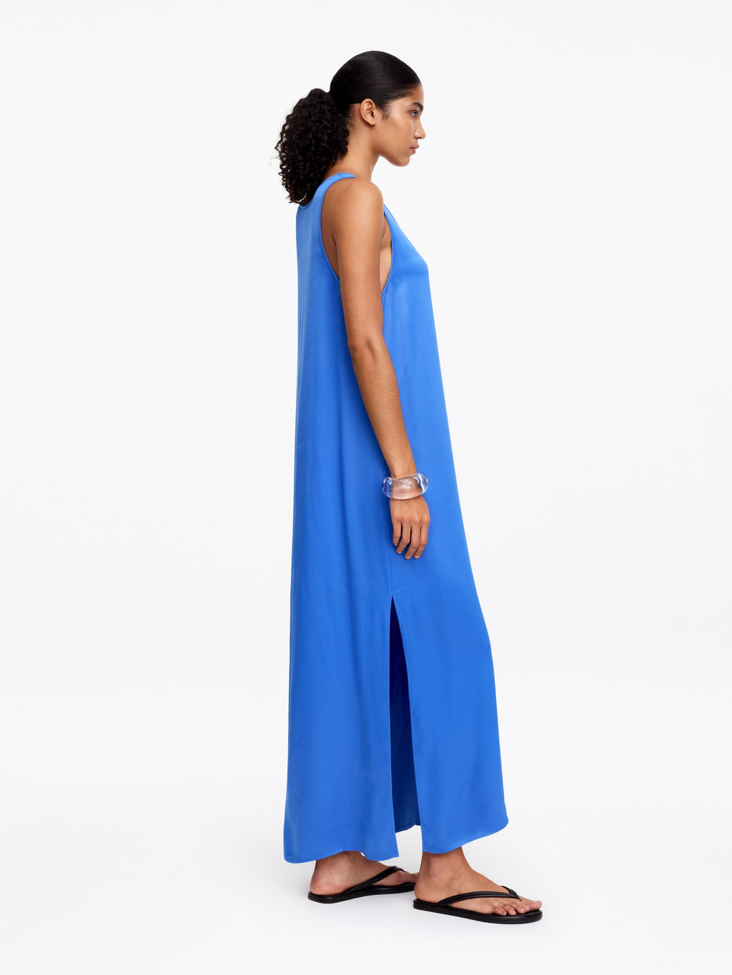 Vestido de sat?n sin mangas - H&m фото 5