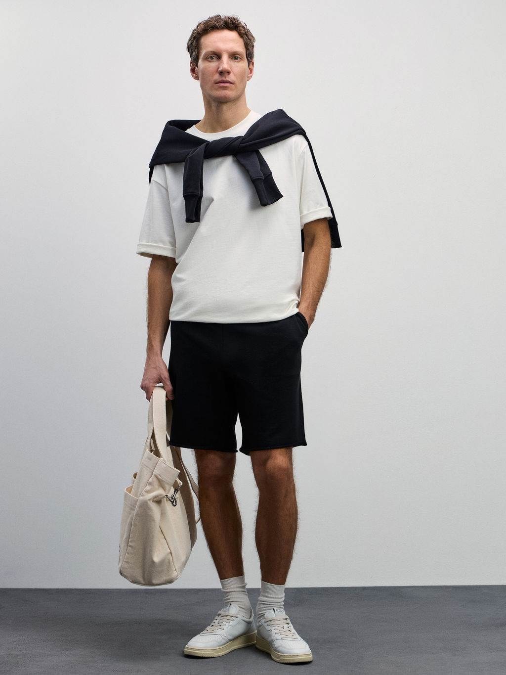 Шорты из френч терри / Zarina