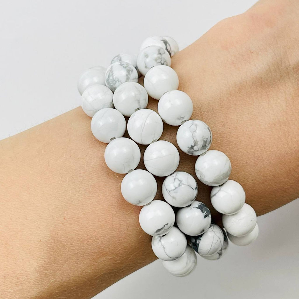 Бусины для украшений из Говлита (44 бусины)