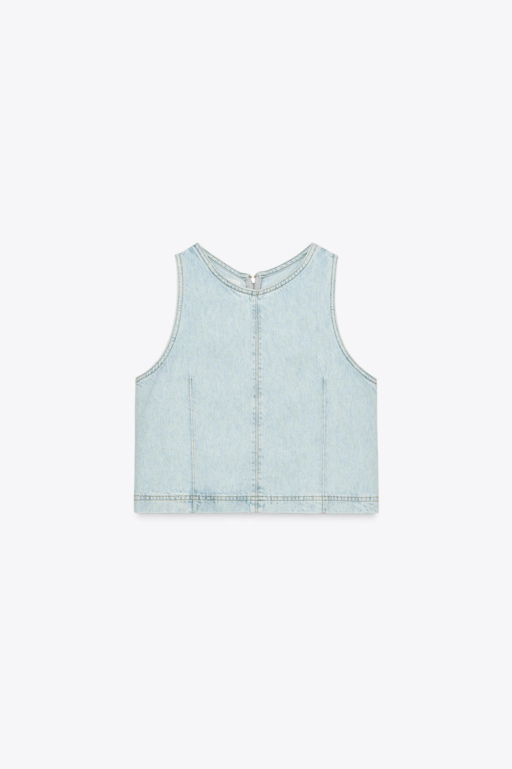 Z1975 SHORT DENIM TOP - Zara фото 8