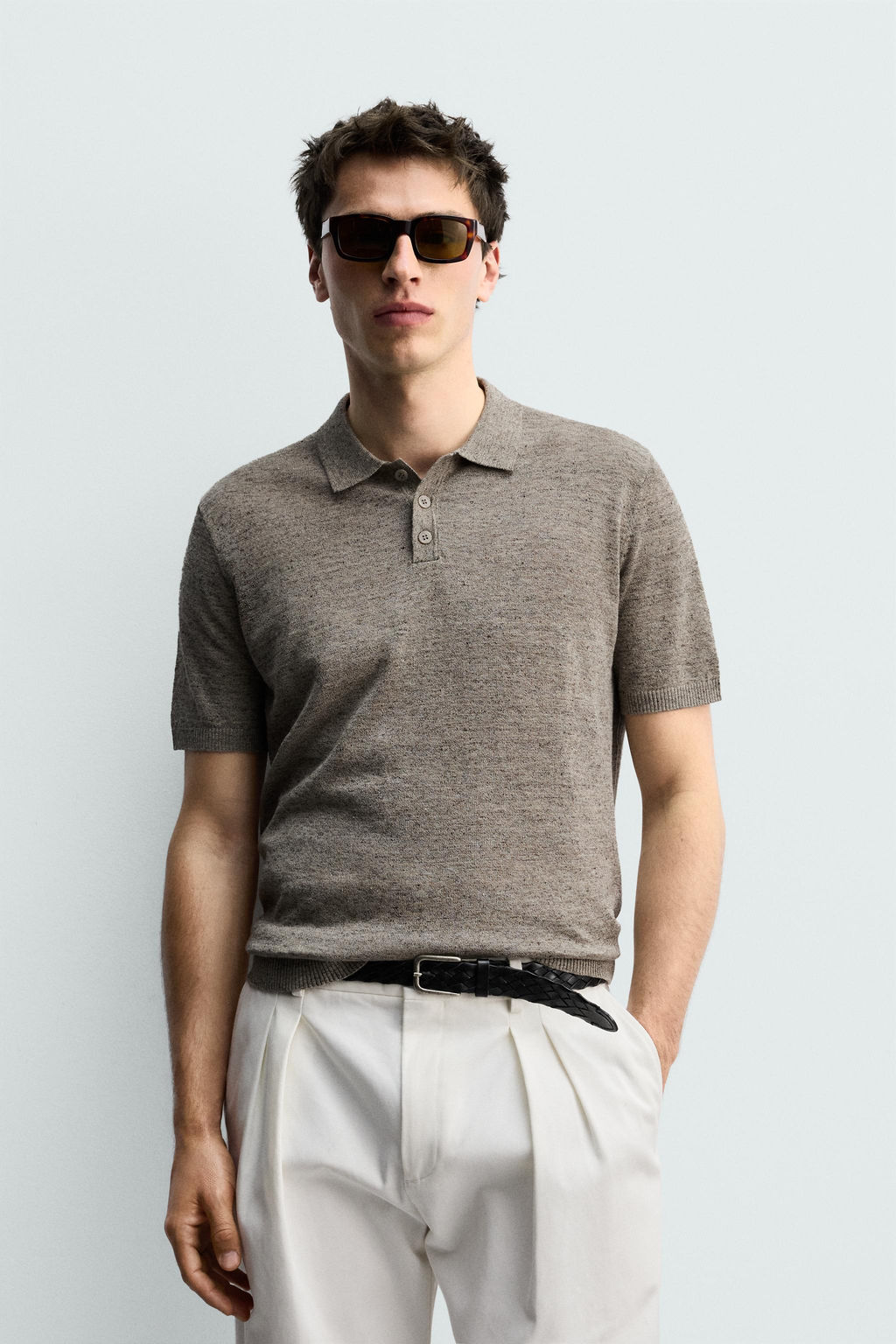 POLO PUNTO RELAXED FIT RAYAS / Rojo