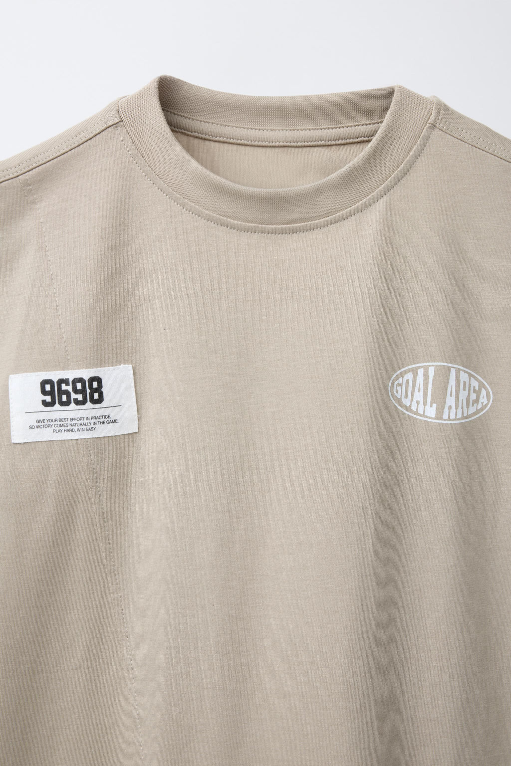 JOGGING T-SHIRT WITH LABEL - Zara фото 3