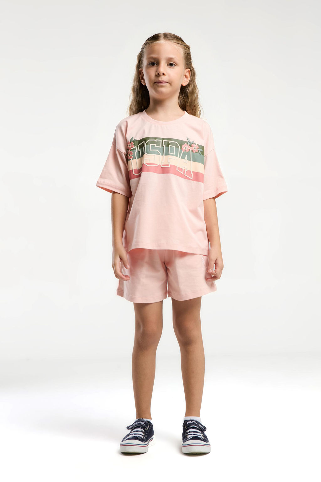 K_z _ocuk Somon Pijama Tak_m_ Sepette S_rpriz _ndirim - U.s. polo assn фото 4