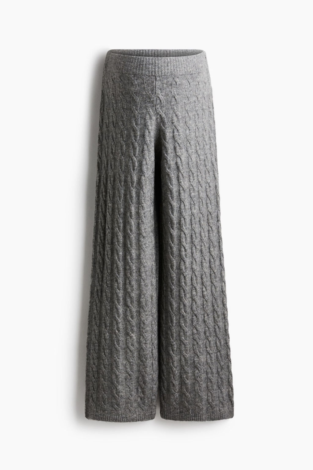 MAMA Pantalon en punto trenzado Before & After - H&m фото 5