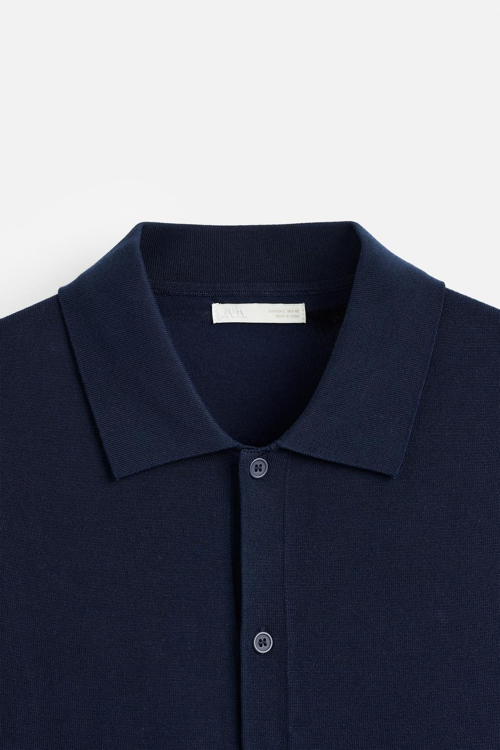 LYOCELL BLEND KNITTED SHIRT - Zara фото 3