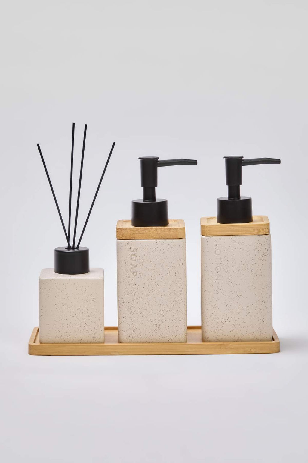 3lu Seramik Banyo Sabunluk Seti TPHAW26BI00000