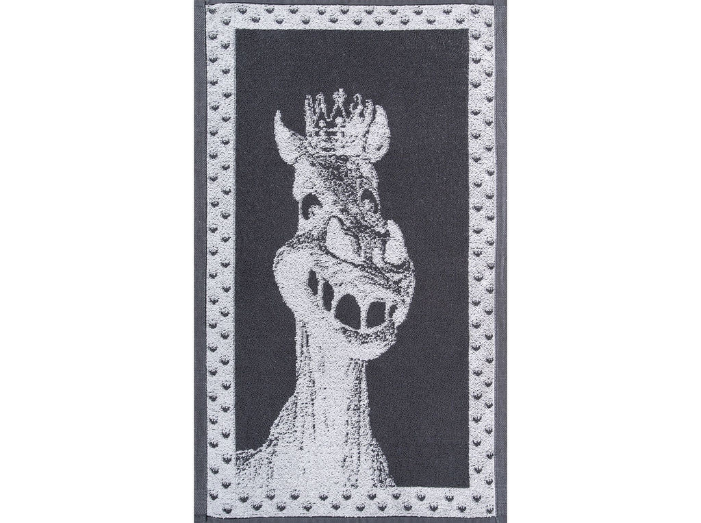 Полотенце махровое 6с103.412ж1 Конь-царь(графит5) 50х90см