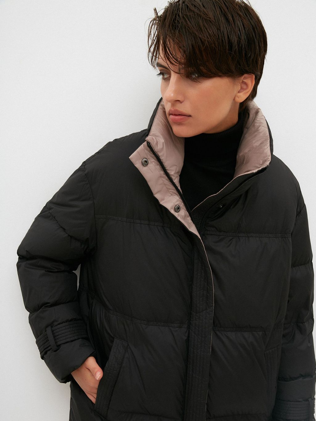 Conso/WDM 210515 - nero Пуховое Пальто  фото 7