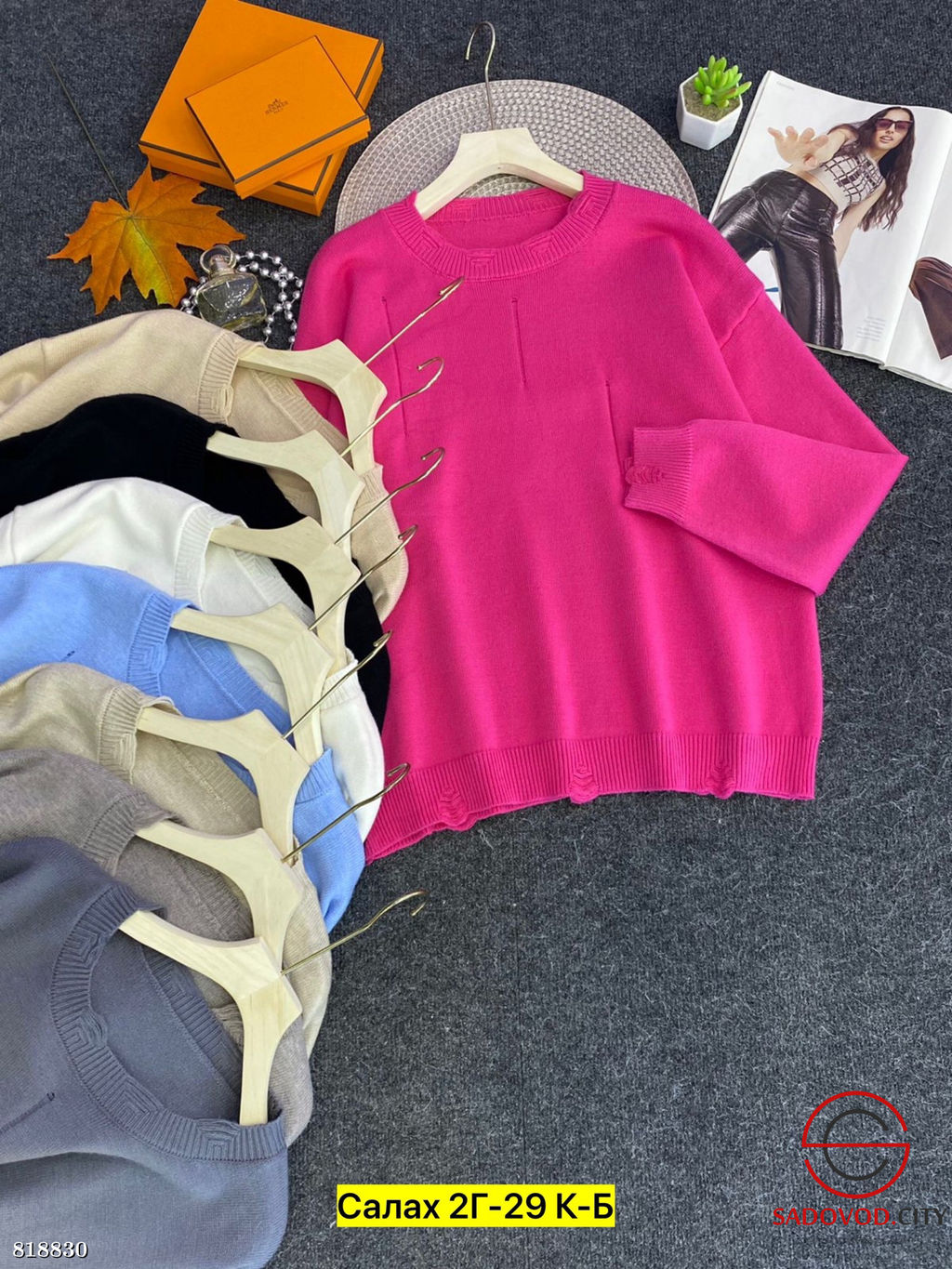 Свитер женский однотонный - Bruno фото 8