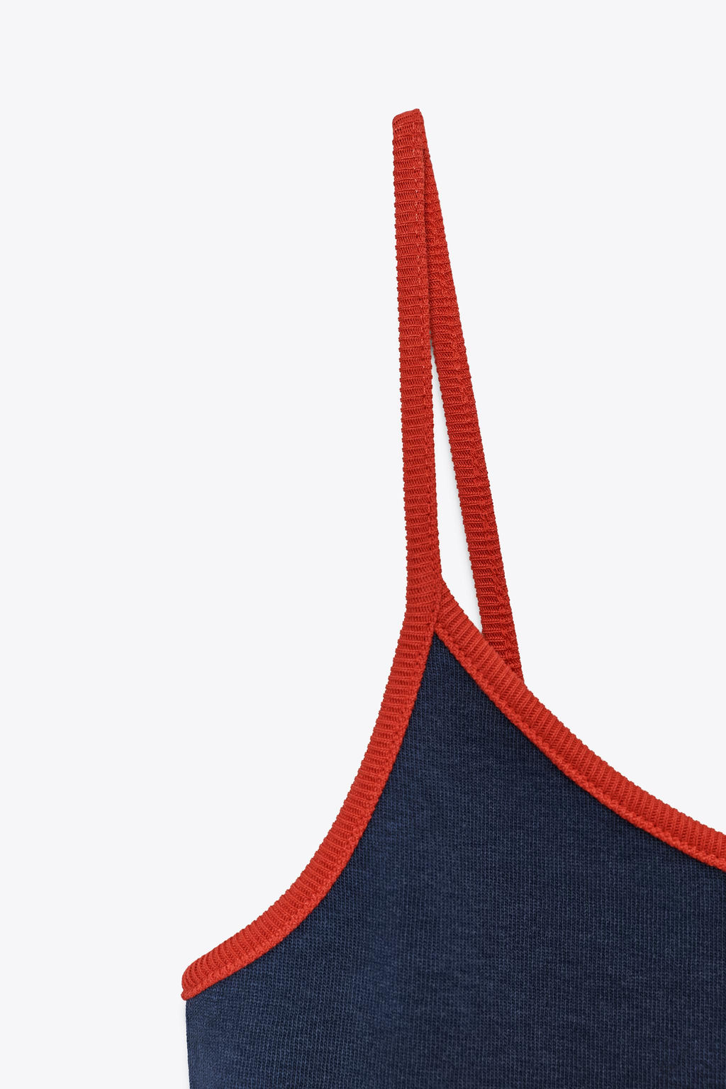 CONTRAST STRAP VEST TOP - Zara фото 17