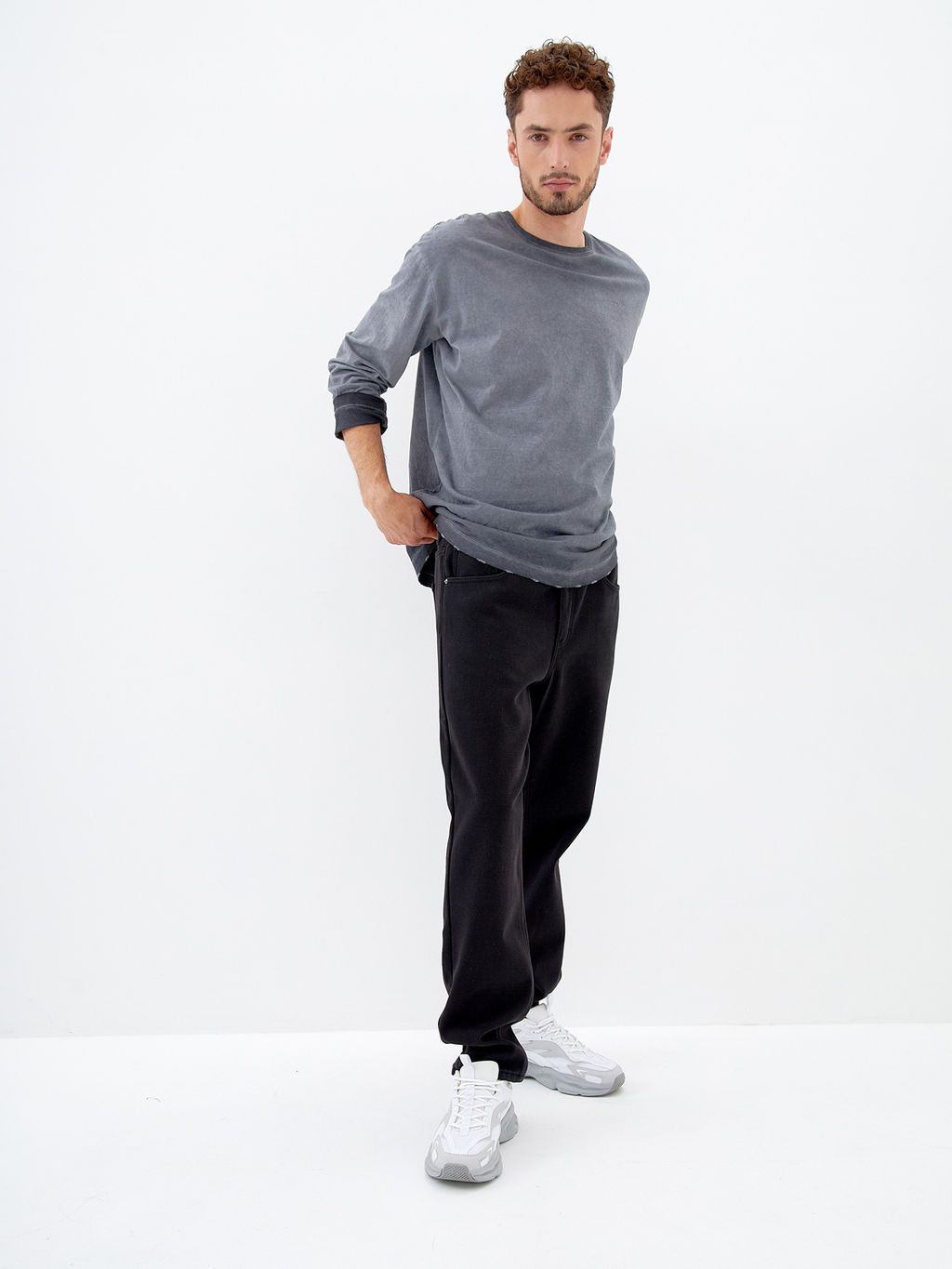 Утепленные Мужские джинсы TAPER-SLIM - Mossmore фото 18