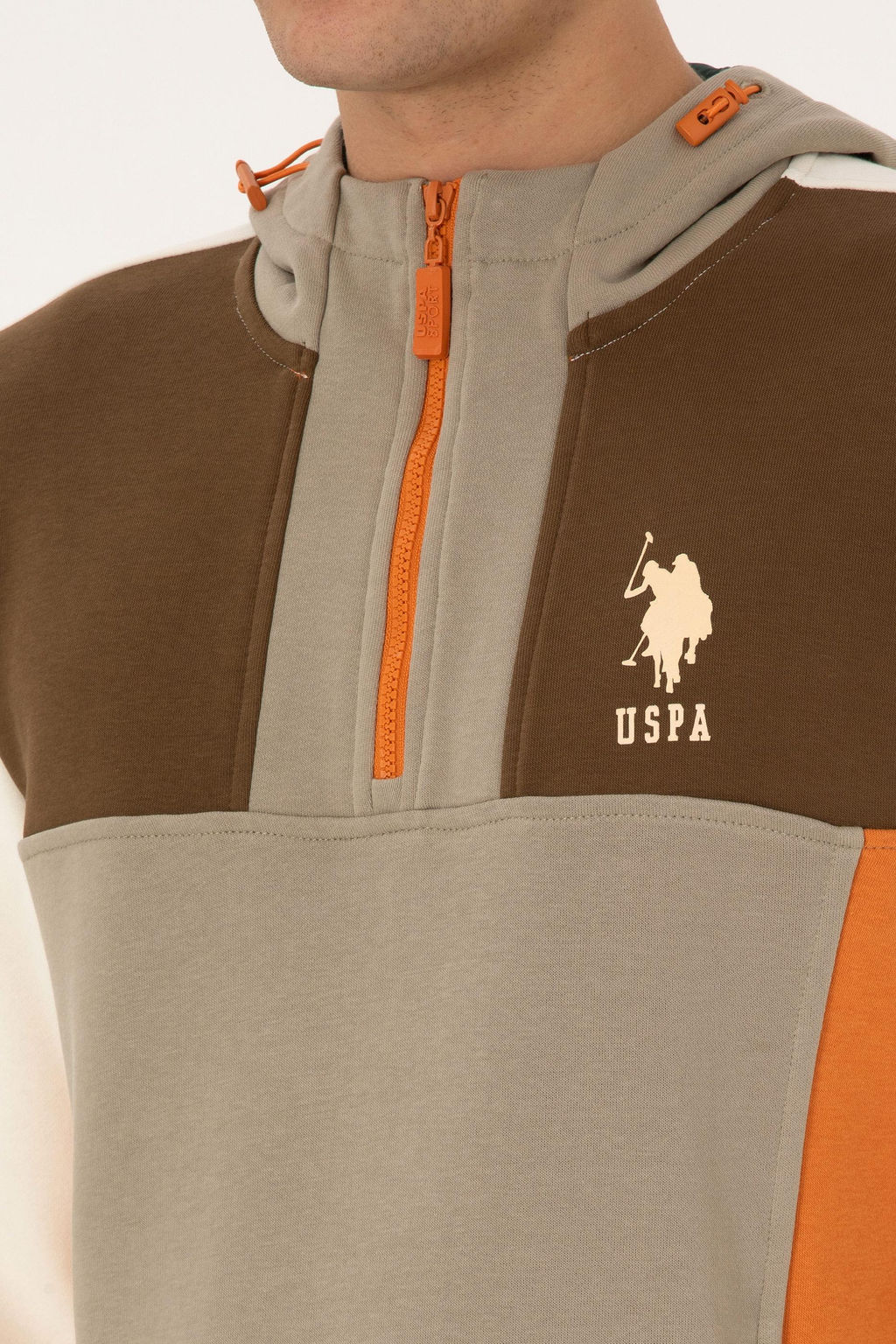 Erkek Krem Sweatshirt - U.s. polo assn фото 7