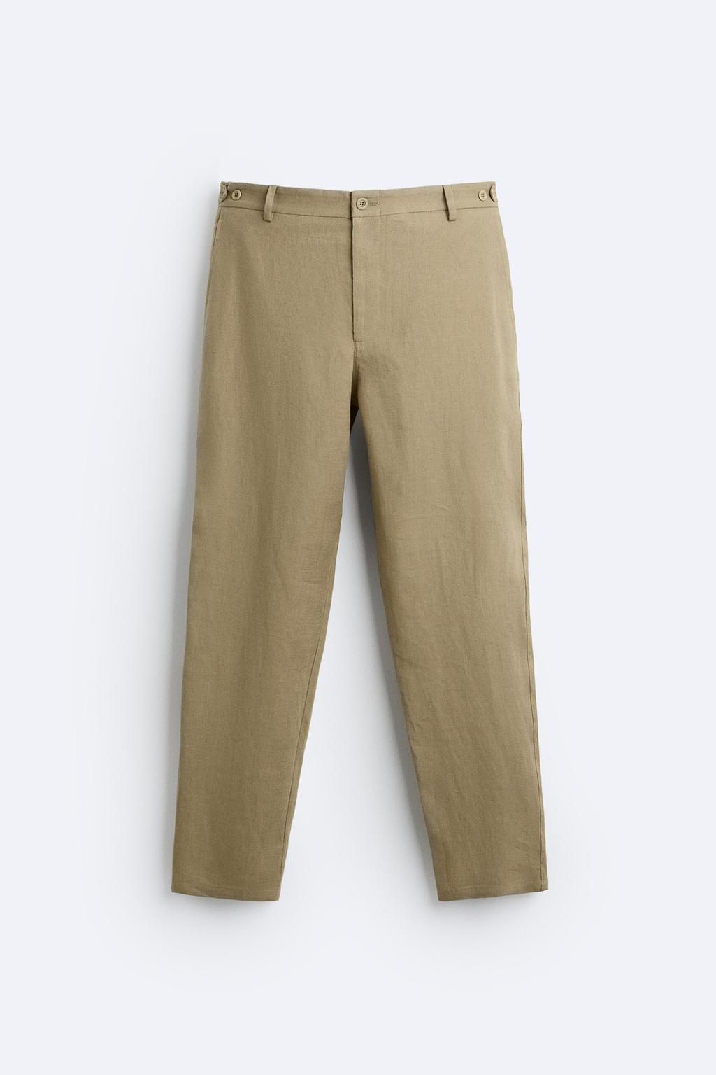 100% LINEN TROUSERS - Zara фото 6