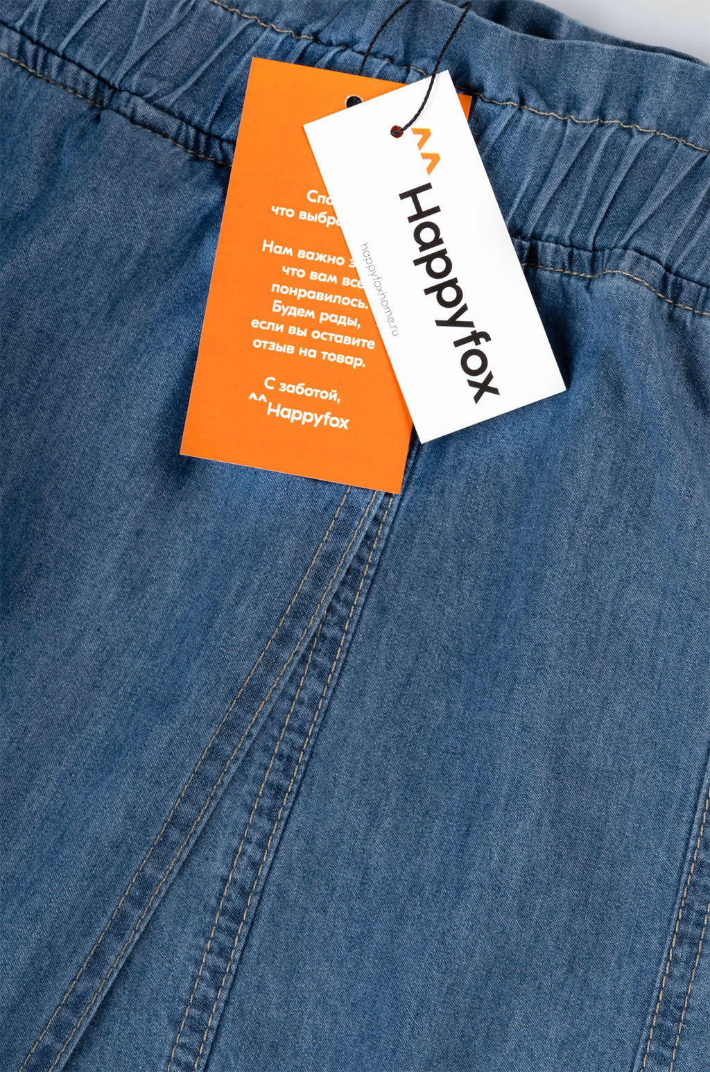 Джинсовая юбка-шорты для девочки Happyfox