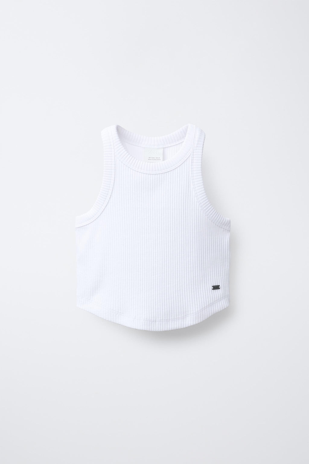RIBBED SWIM T-SHIRT - Zara фото 2