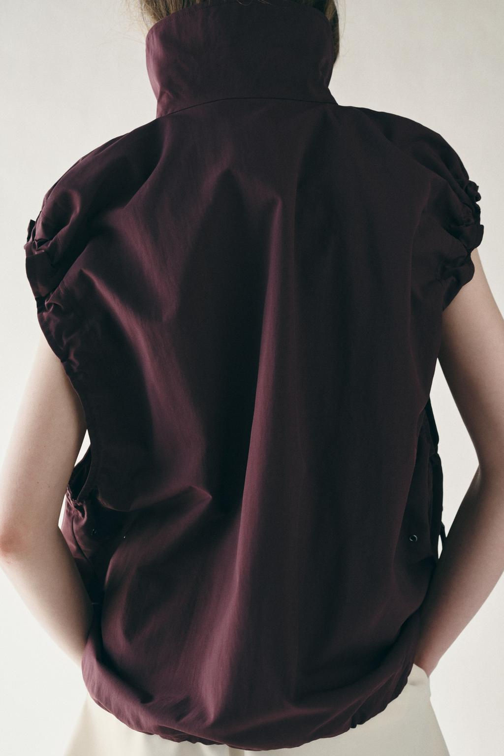 ZW COLLECTION OVERSIZE WAISTCOAT - Zara фото 3