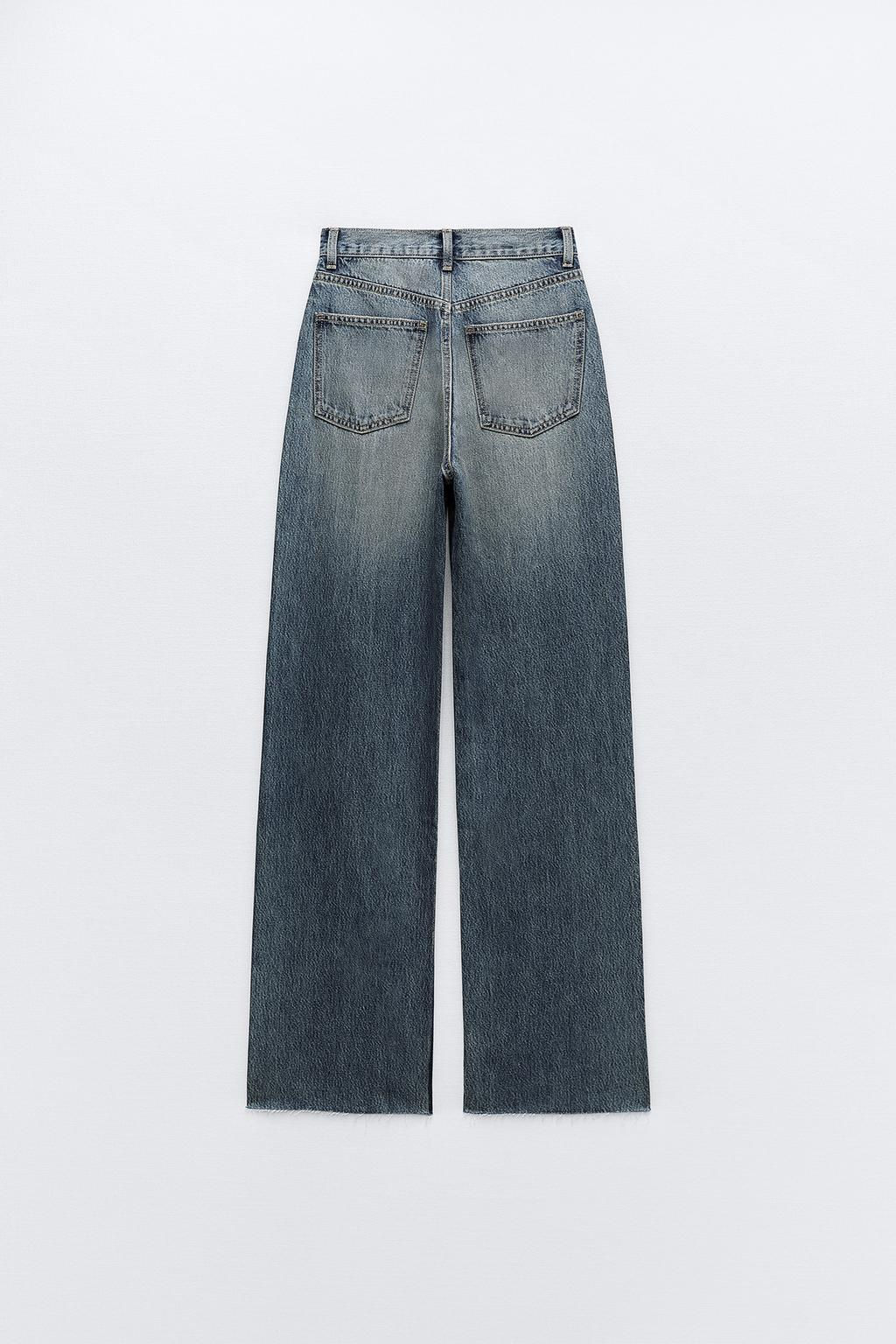 TRF WIDE-LEG HIGH-WAIST JEANS - Zara фото 8