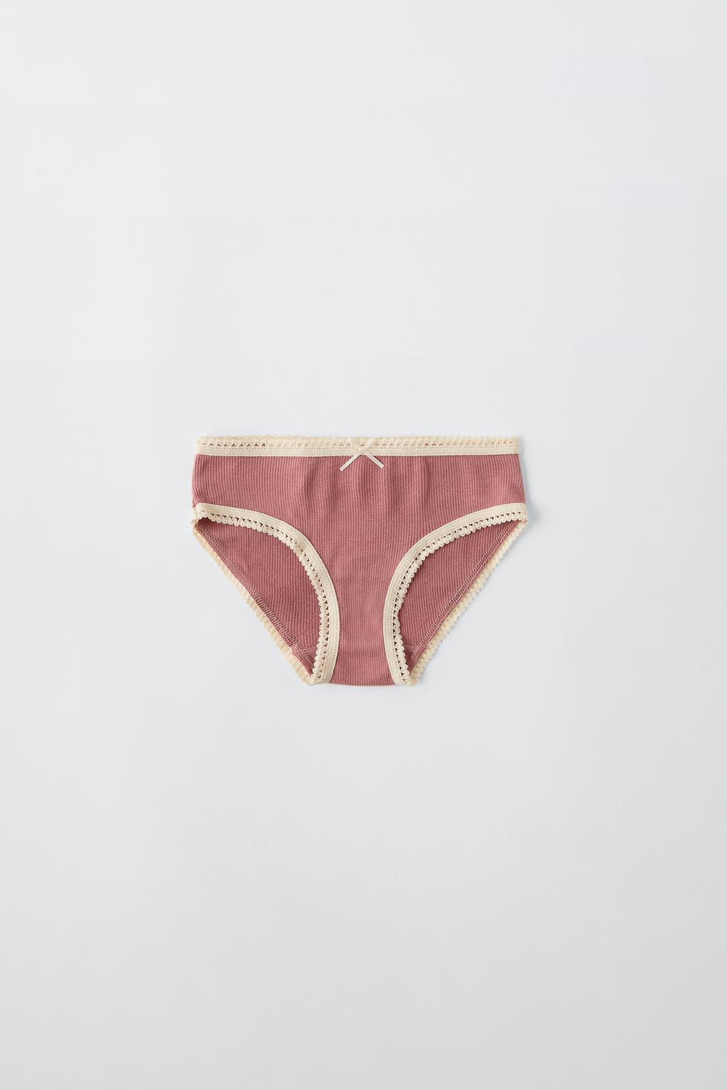 AGES 6-14 YEARS/ 6-PACK OF FLORAL PRINT BRIEFS - Zara фото 3