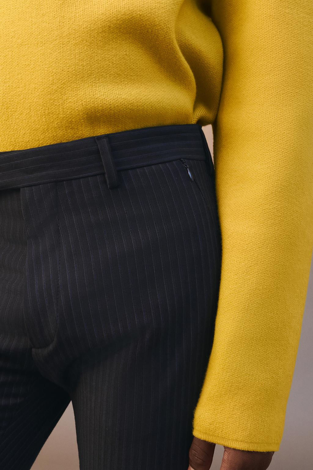 LIMITED EDITION PINSTRIPE SKINNY TROUSERS - Zara фото 5