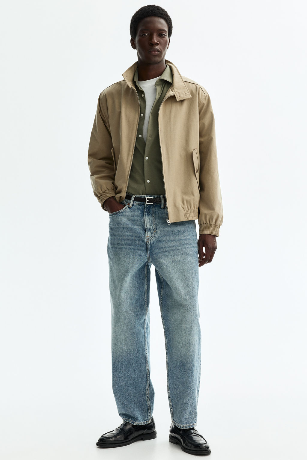 Camisa en tejido el?stico multidirecci?n Slim Fit - H&m фото 6