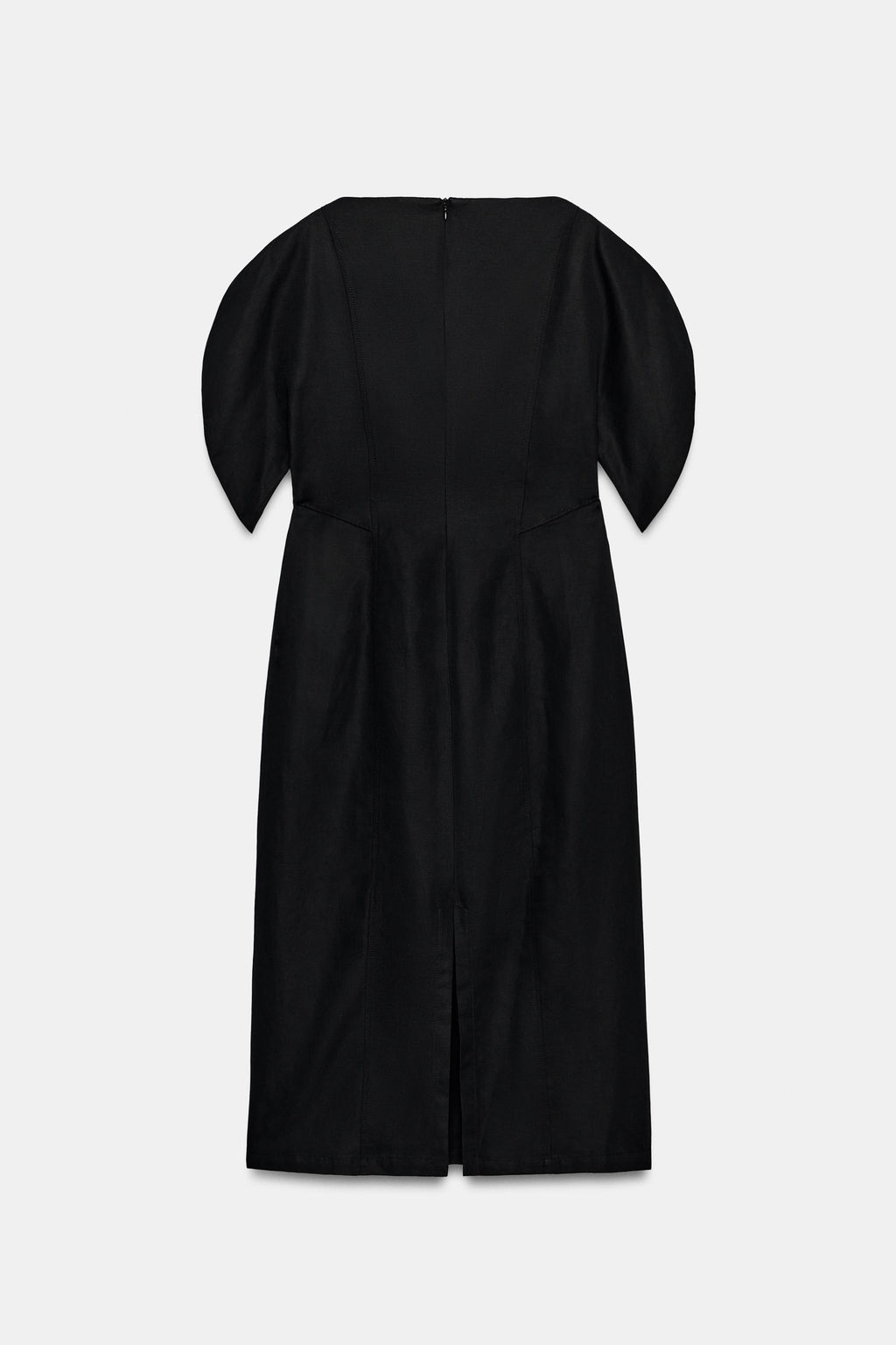 VESTIDO MIDI ZW COLLECTION / Negro - Zara фото 8