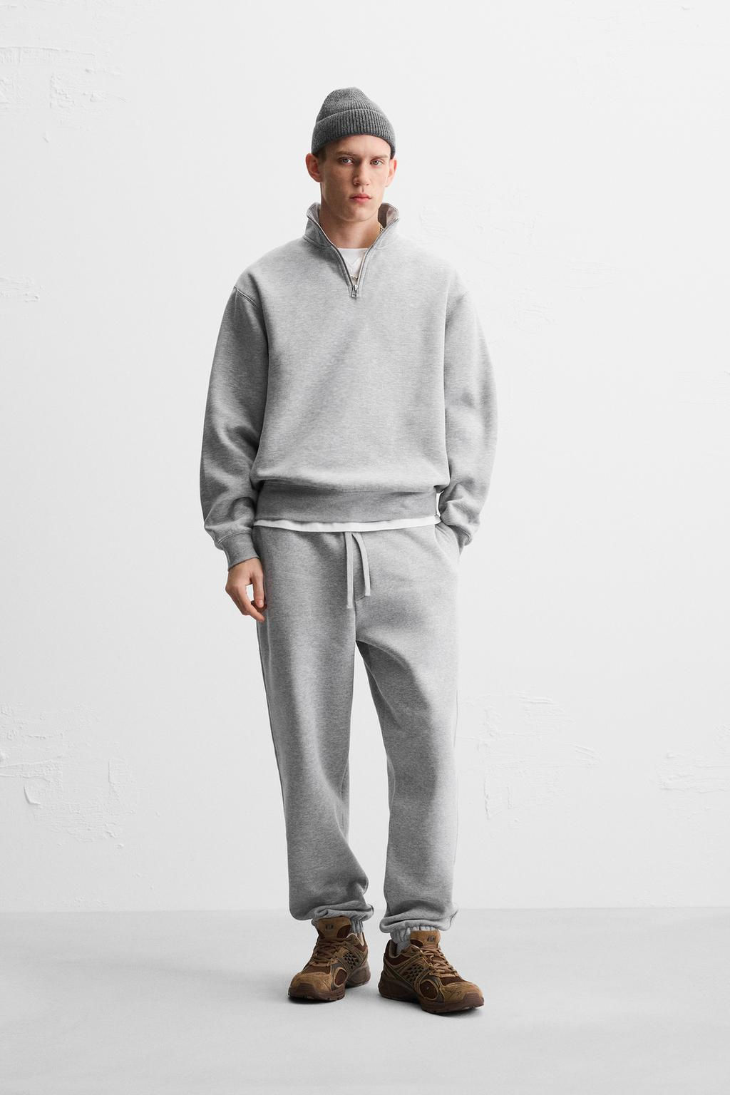BASIC QUARTER ZIP SWEATSHIRT - Zara фото 2