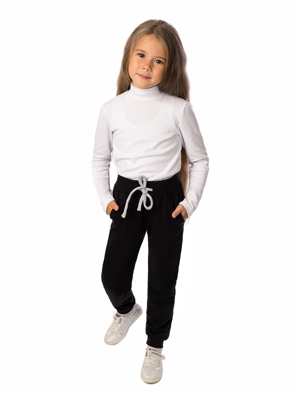 Брюки детские черные