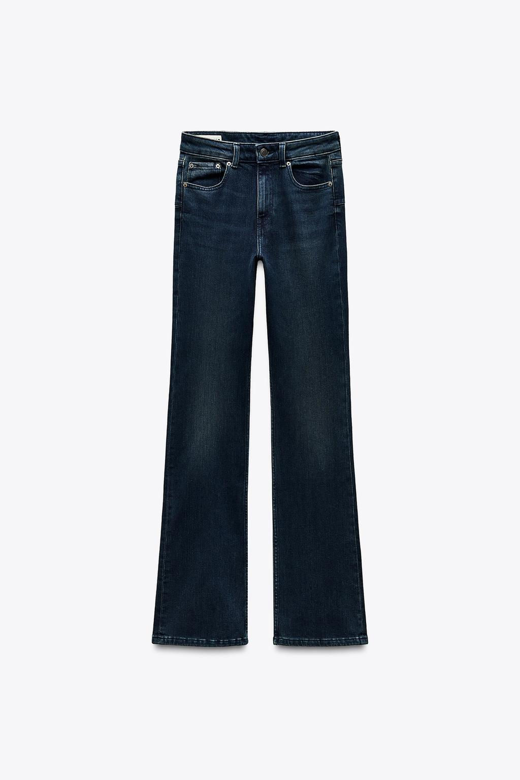 ZW COLLECTION BOOTCUT FULL LENGTH MID-WAIST JEANS - Zara фото 6