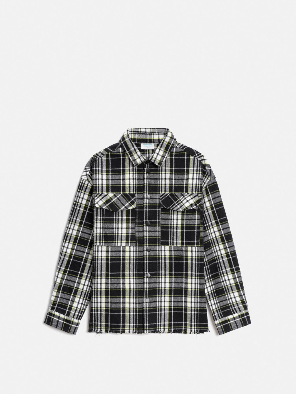 ACOOLA / Куртка детская для мальчиков Alvaru черно-белая клетка фото 3