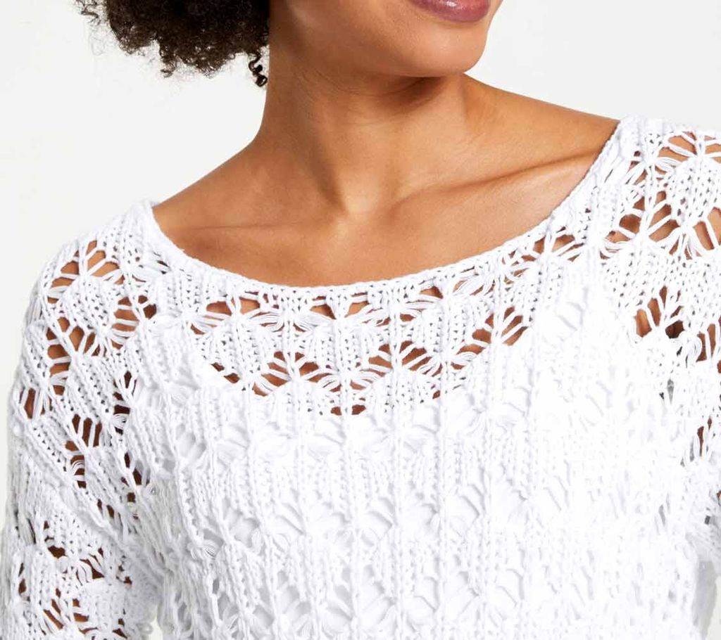 Пуловер, белый - Linea tesini фото 6