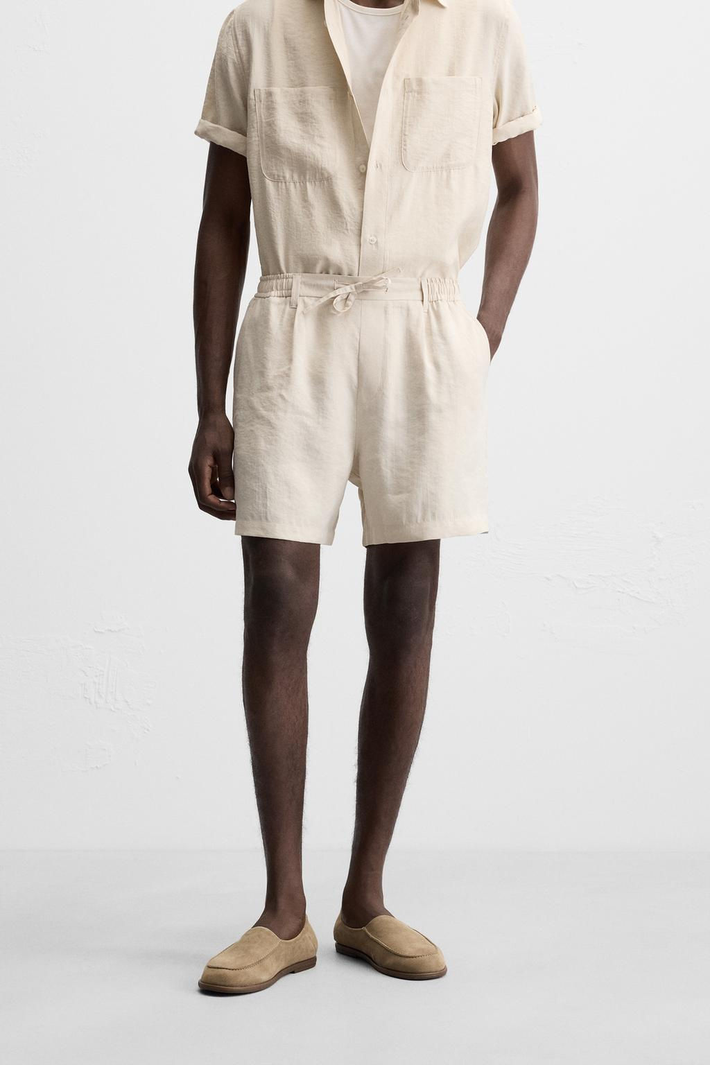 REGULAR FIT BERMUDA SHORTS - Zara фото 3