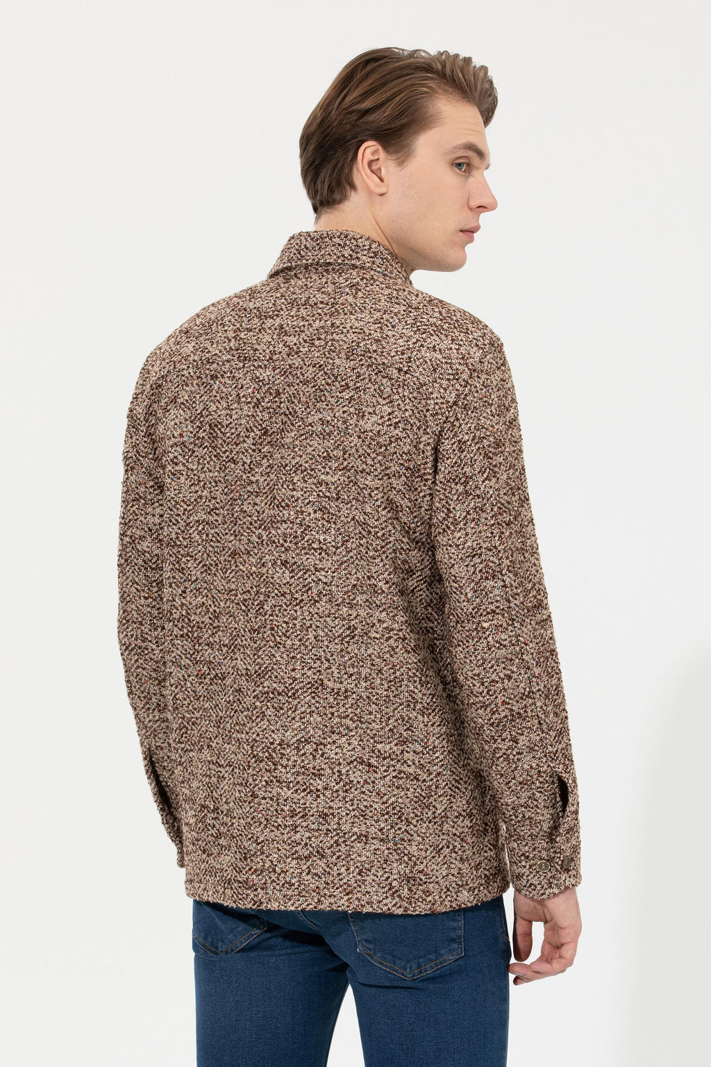 U. S. Polo Assn Мужская рубашка с длинным рукавом кокосового цвета - U.s. polo assn фото 5