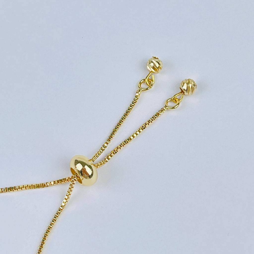 Браслет регулируемый с камнем Жемчуг - Радуга самоцветов фото 3