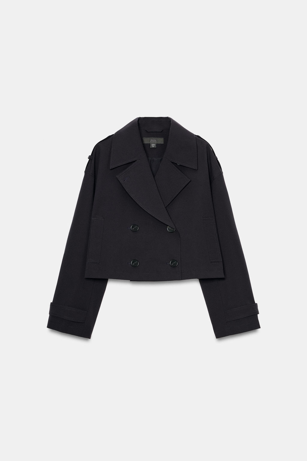 TRENCH CRUZADA CORTA / Marino - Zara фото 6