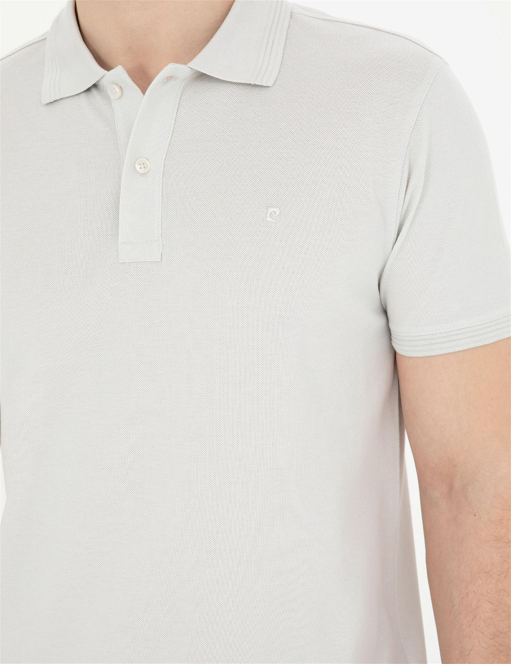 A__k Gri Slim Fit Basic Ti__rt - Pierre cardin фото 7
