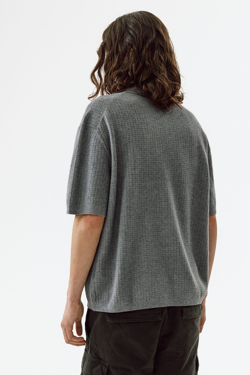 Camisa en punto texturizado Regular Fit - H&m фото 8