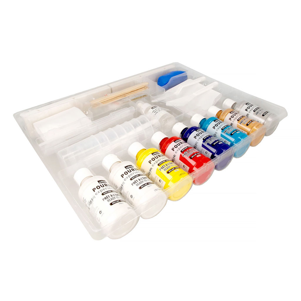 Краска акриловая PEBEO подарочный набор акриловых красок для Флюид Арт 118 мл 524600