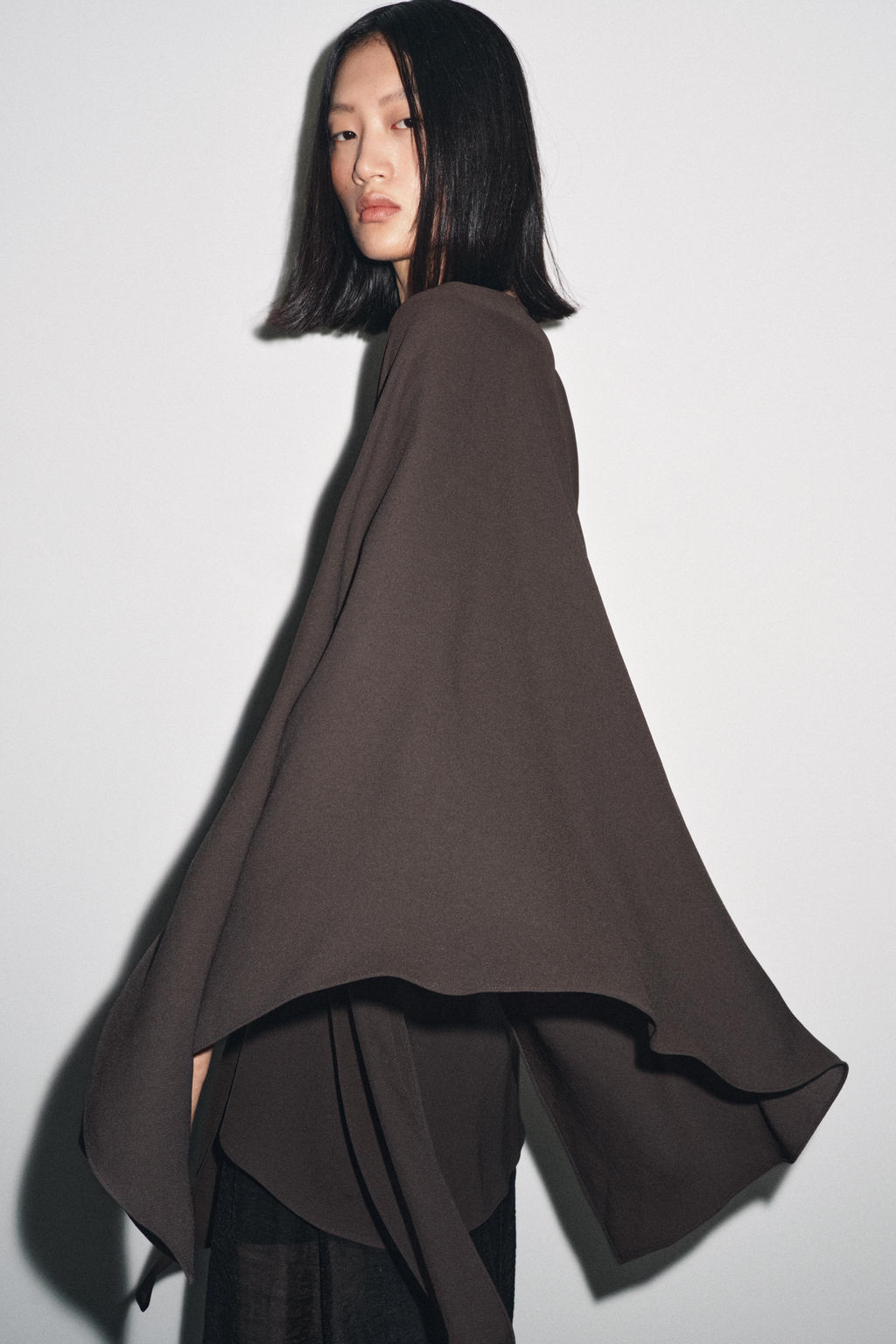 ZW COLLECTION ASYMMETRIC WRAP BLOUSE - Zara фото 2