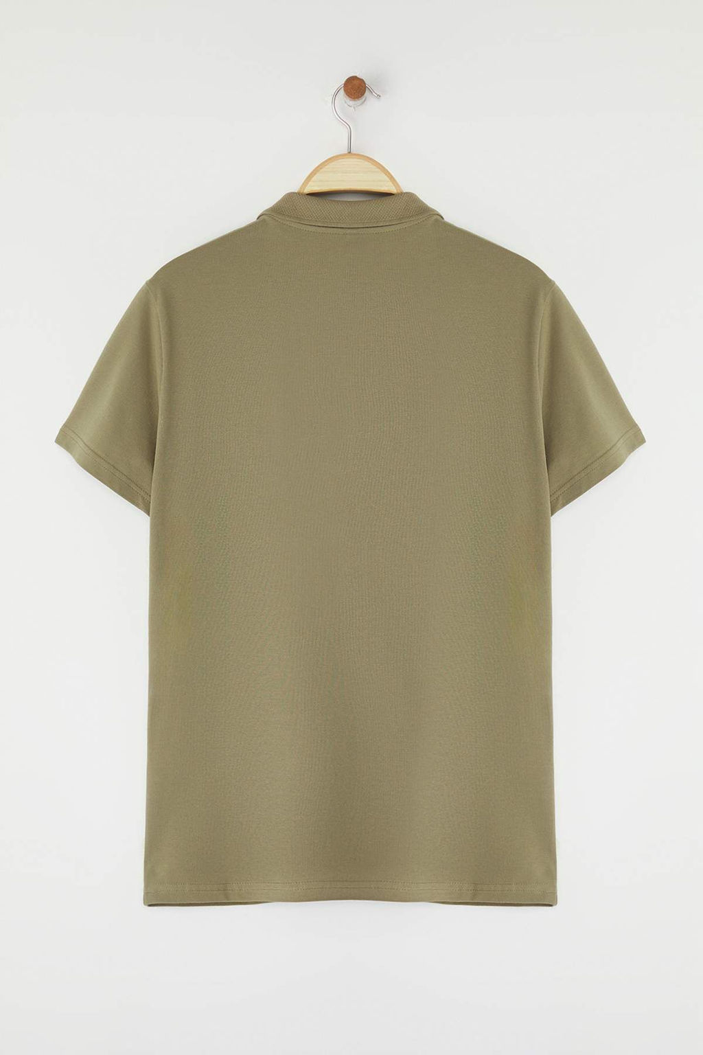 Lacivert Regular/Normal Kesim Fermuarl? %100 Pamuk Polo Yaka T-shirt - Trendyolmilla фото 8