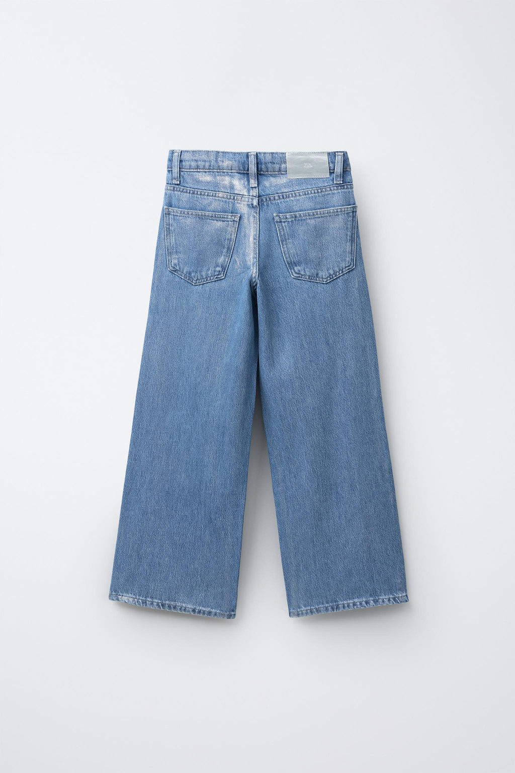 FOIL WIDE-LEG JEANS - Zara фото 2