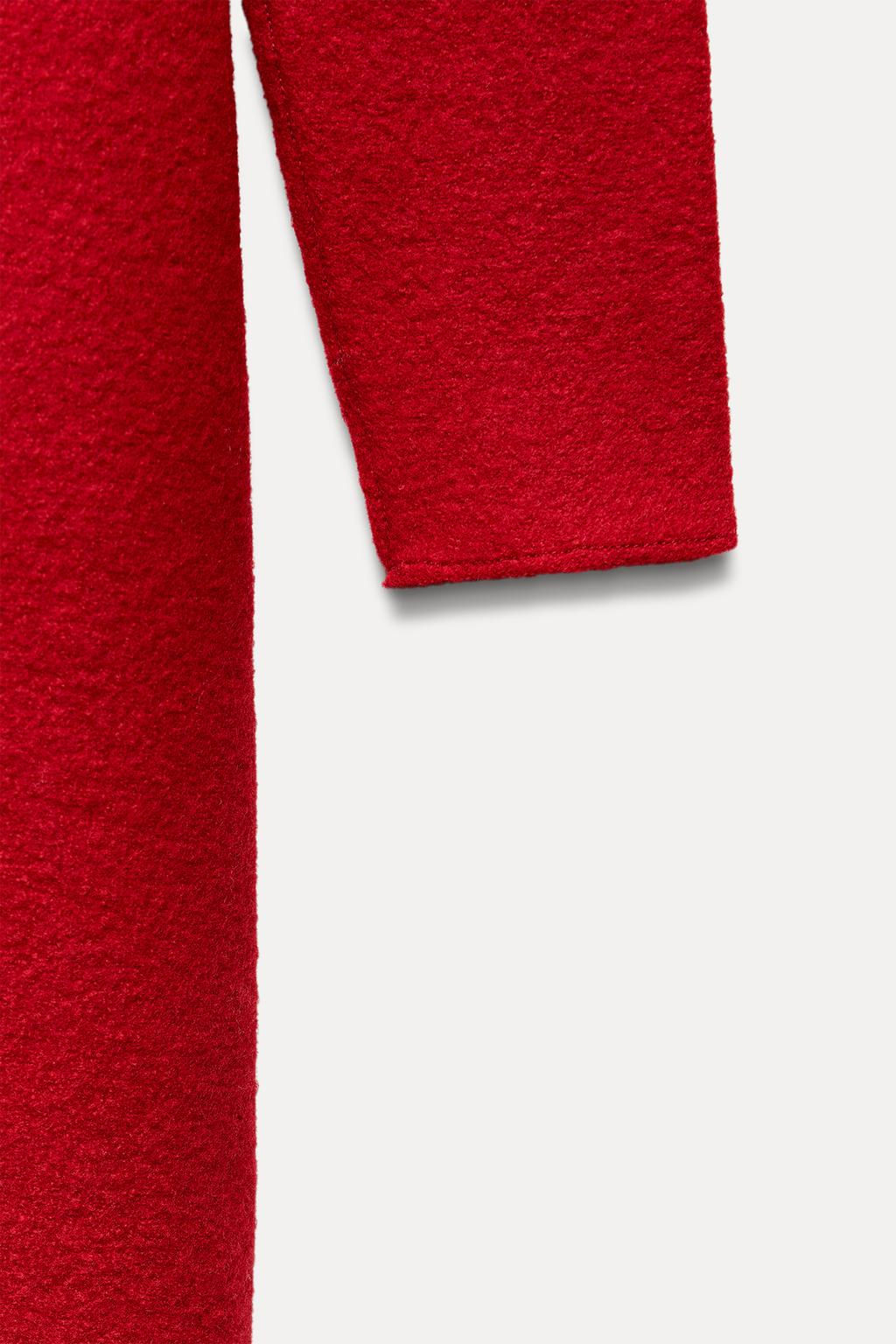 100% WOOL MIDI DRESS - Zara фото 10