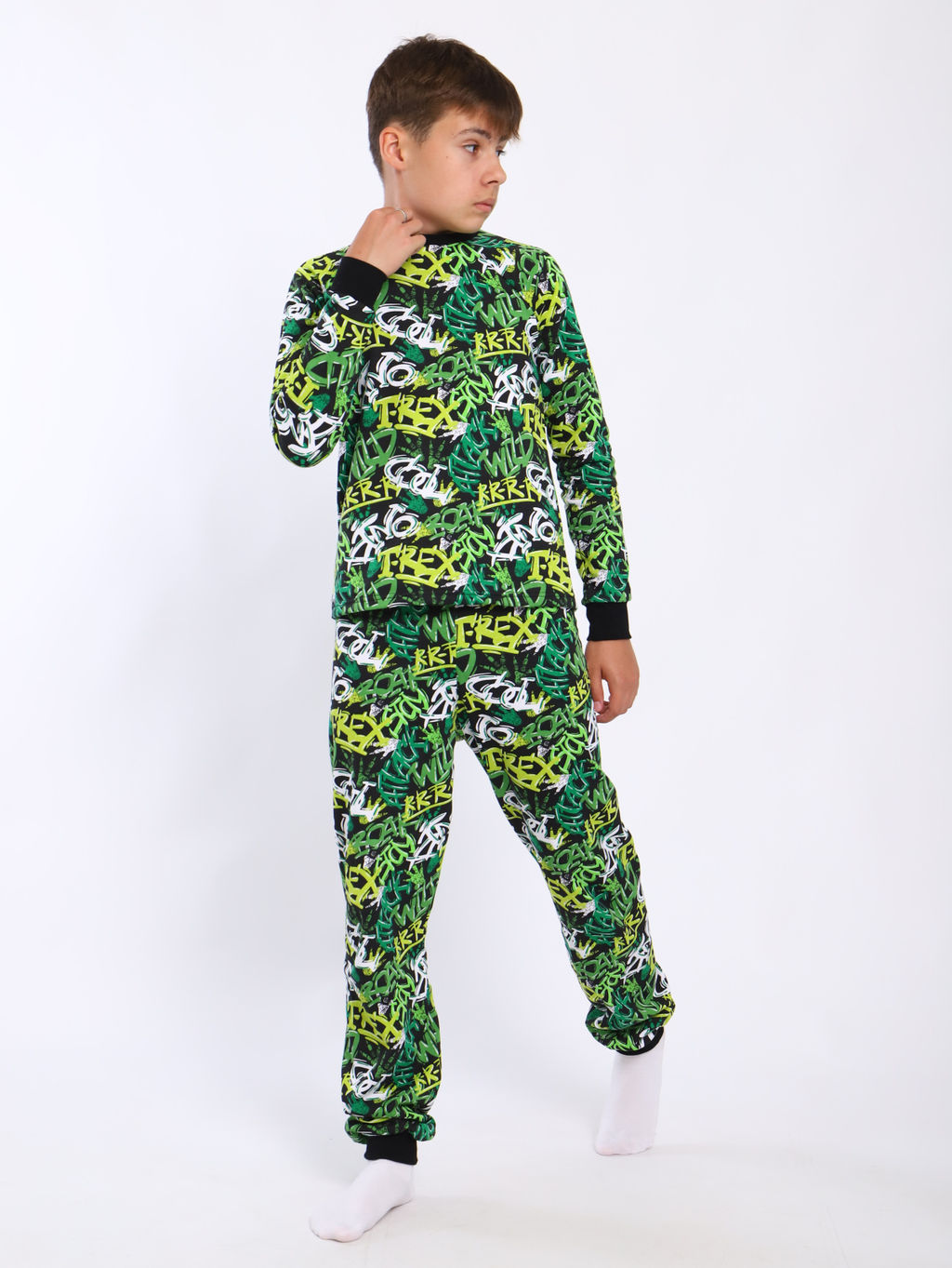 Пижама "Макар" зеленый