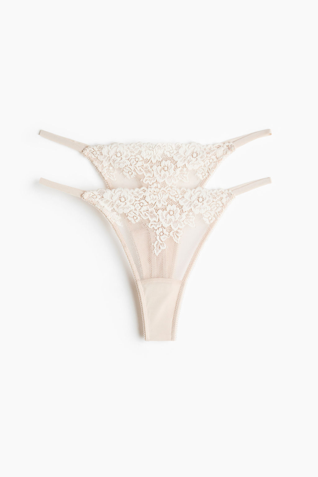 Pack de 2 bragas thong de encaje - H&m фото 4