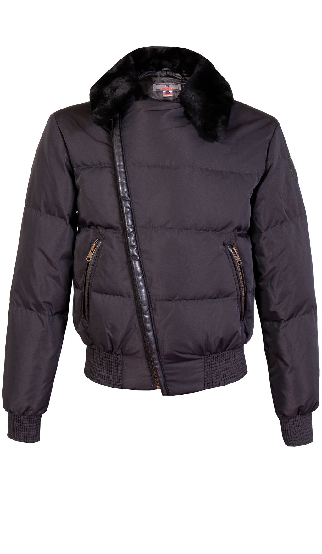 Пуховик мужской 778-61 темно-коричневый - Broswil фото 2