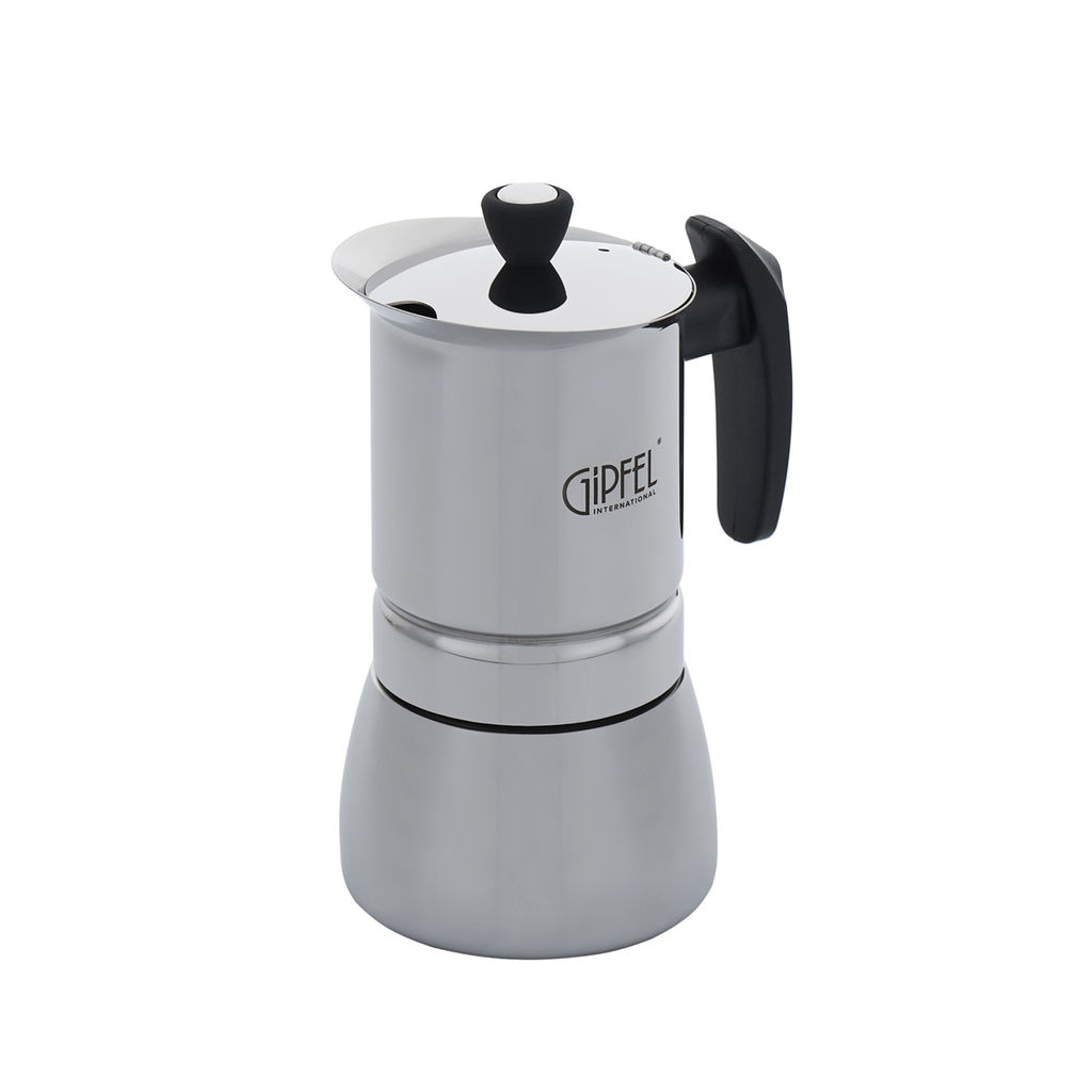 GIPFEL Гейзерная кофеварка VALS  с индукционным дном. Материал