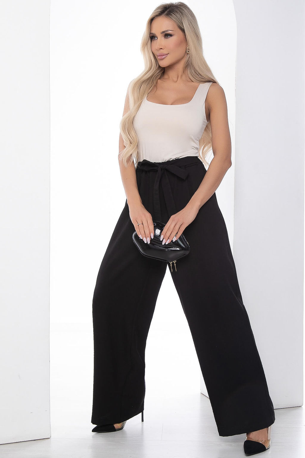 Брюки Релана (черные) Б9068 - Lt collection фото 5