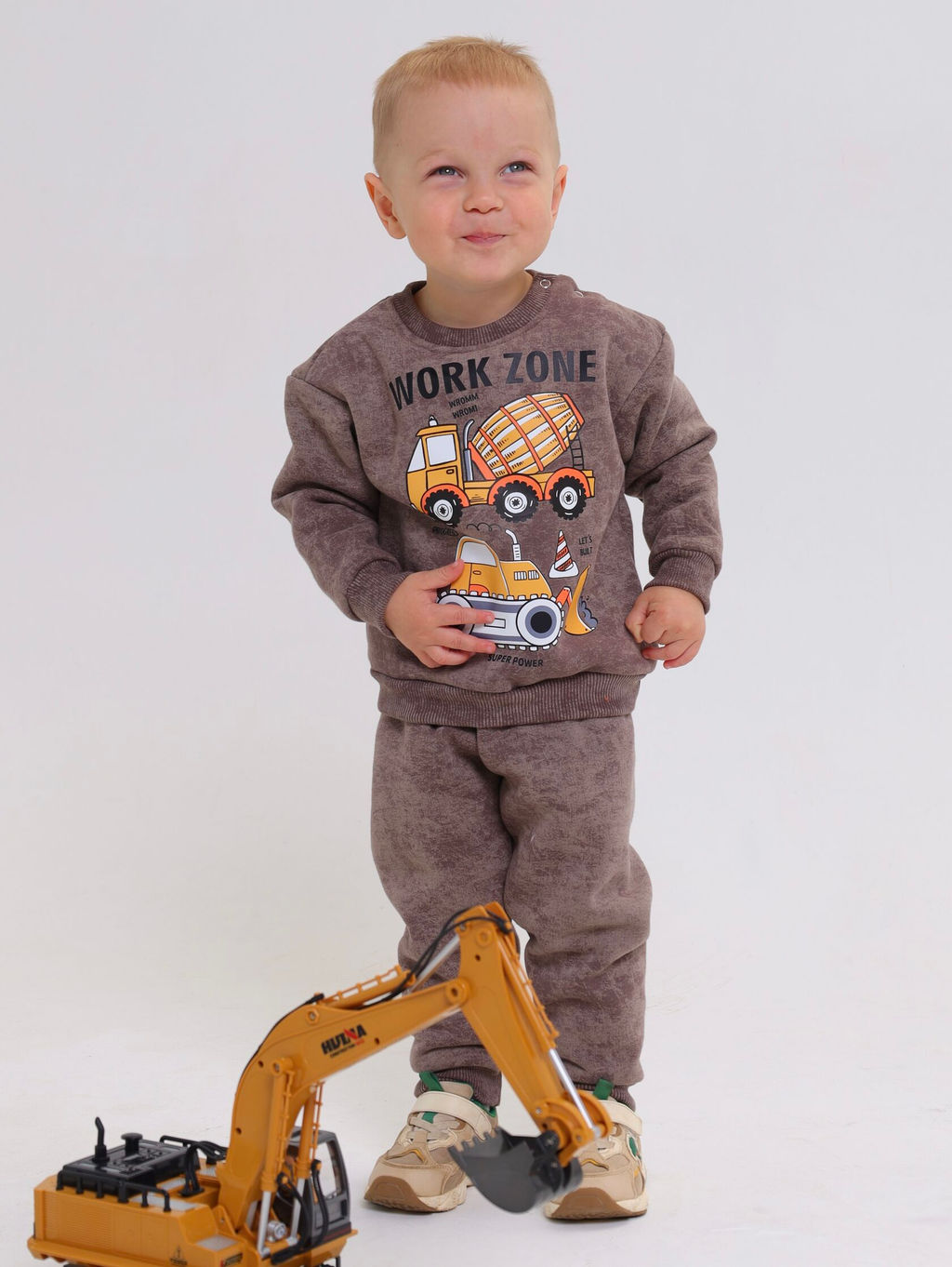 Свитшот(толстовка) с начесом для мальчика Футер - Оптима фото 6