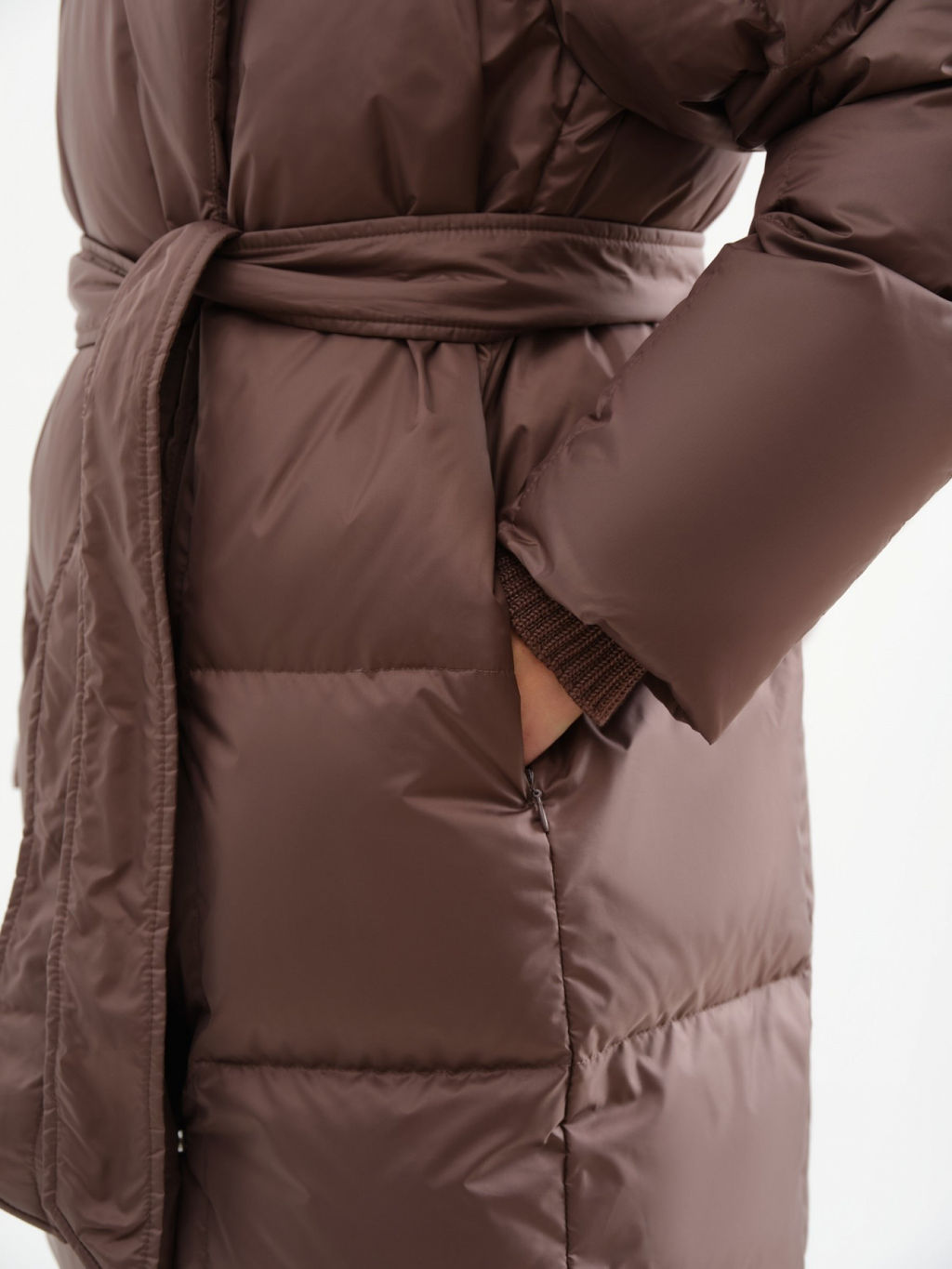 Conso/WDL 230504 - cappuccino Пуховое пальто