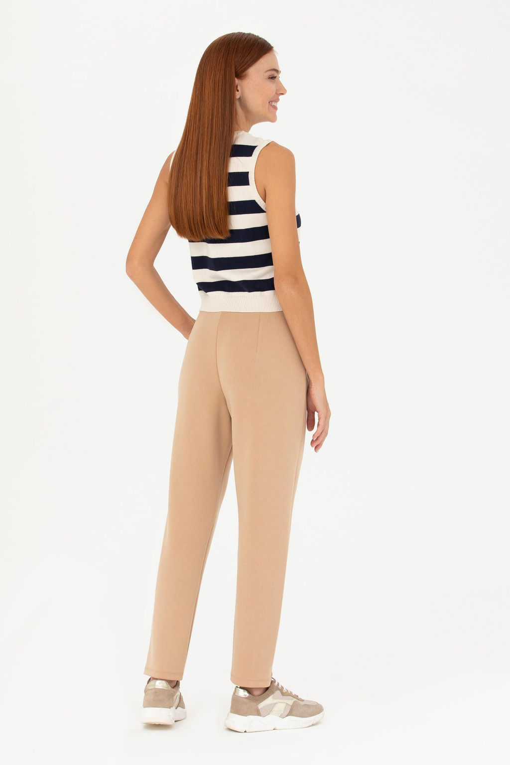 Женские спортивные штаны песочного цвета - U.s. polo assn фото 16
